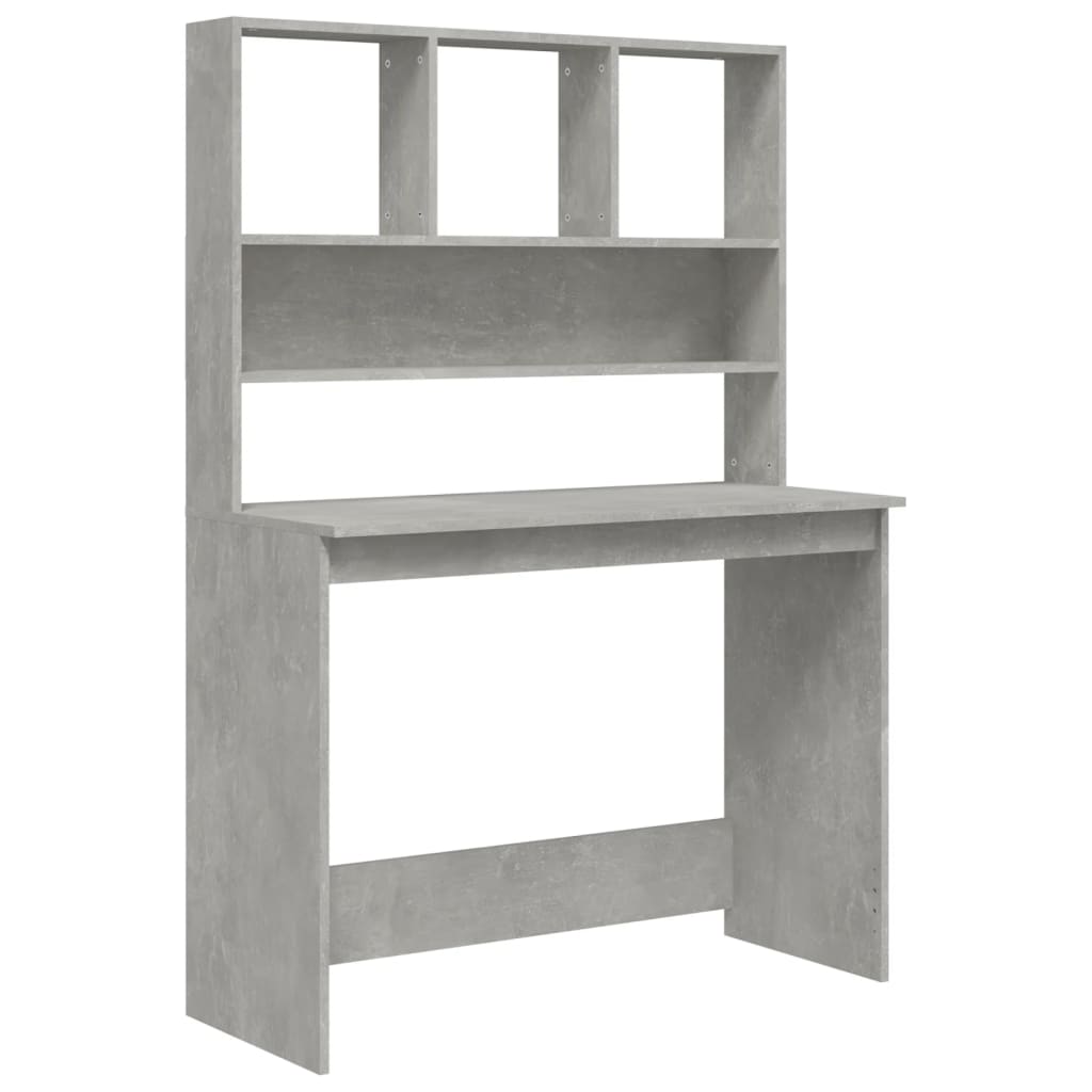 Desk Concrete Grey Engineered wood 40.2 x 17.7 x 58.3 in Desk