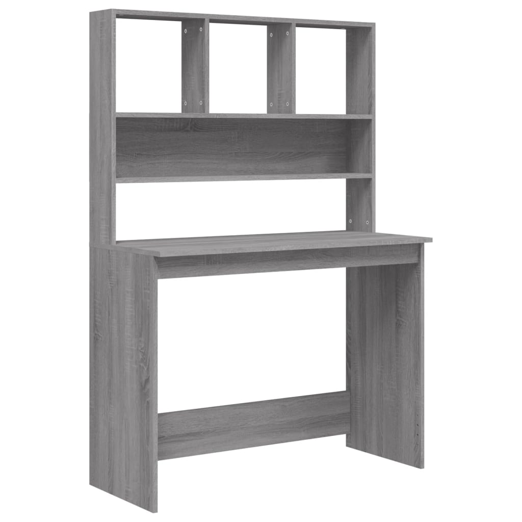 Desk Grey Sonoma Engineered wood Medium Desk Rectangular