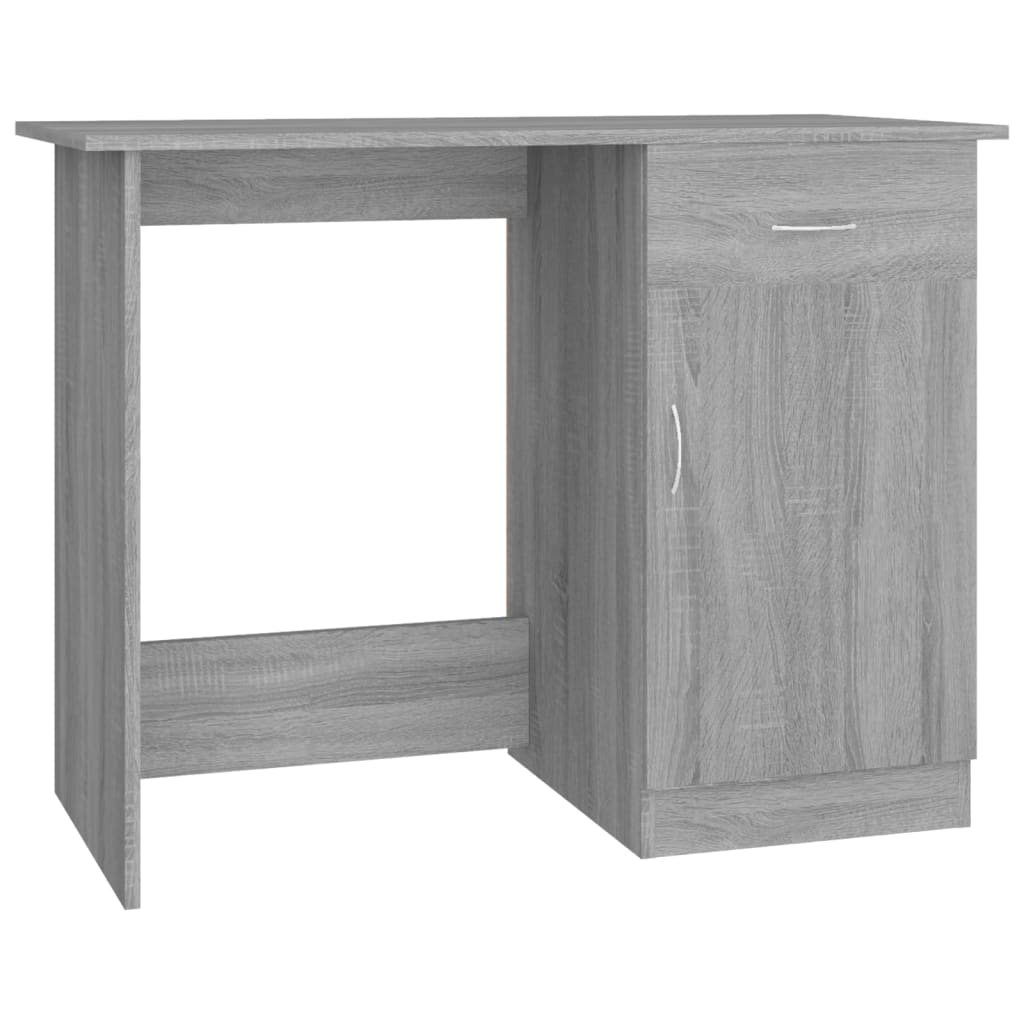 Desk Grey Sonoma Engineered Wood Standard desk size Desk