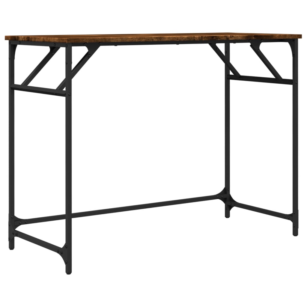 Desk Smoked oak Engineered wood 39.4x17.7x29.9 in Durable Desk