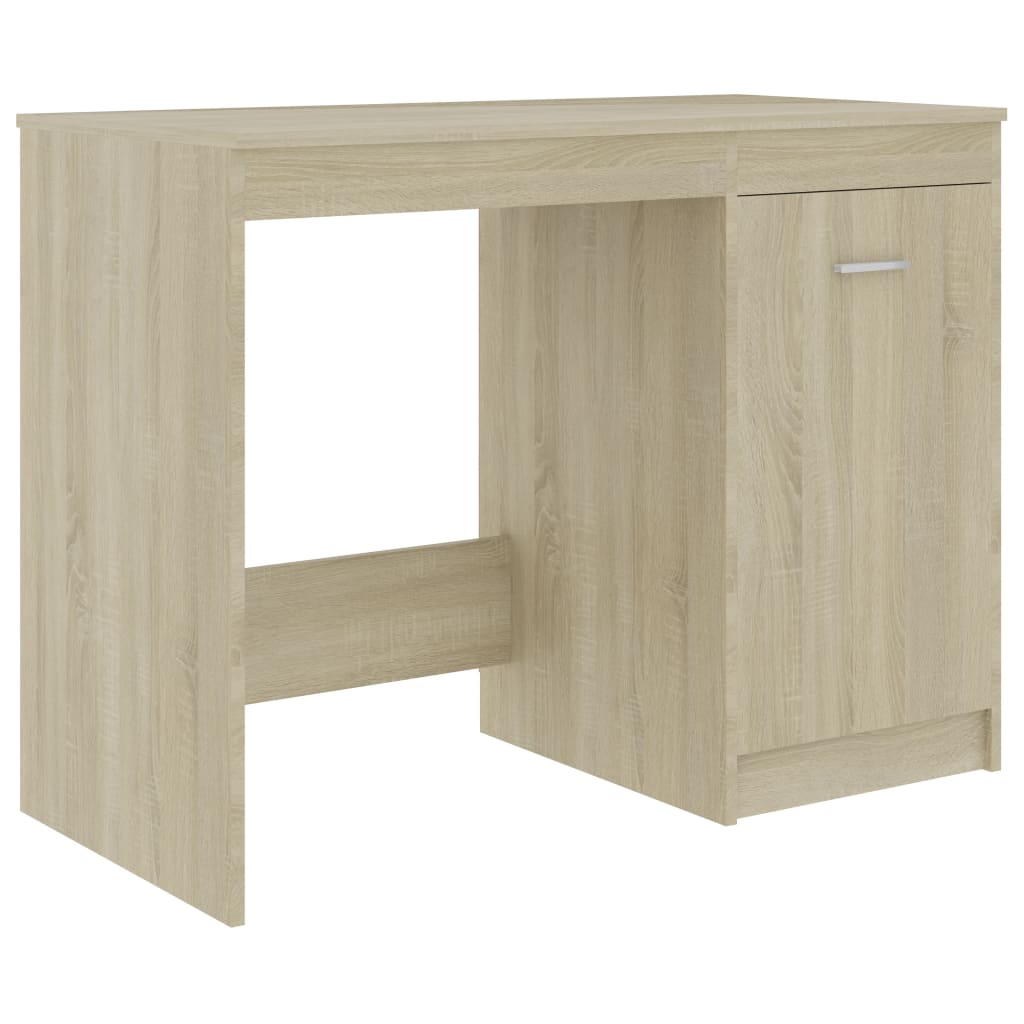 Desk Sonoma Oak Engineered Wood 39.4 in x 19.7 in x 29.9 in