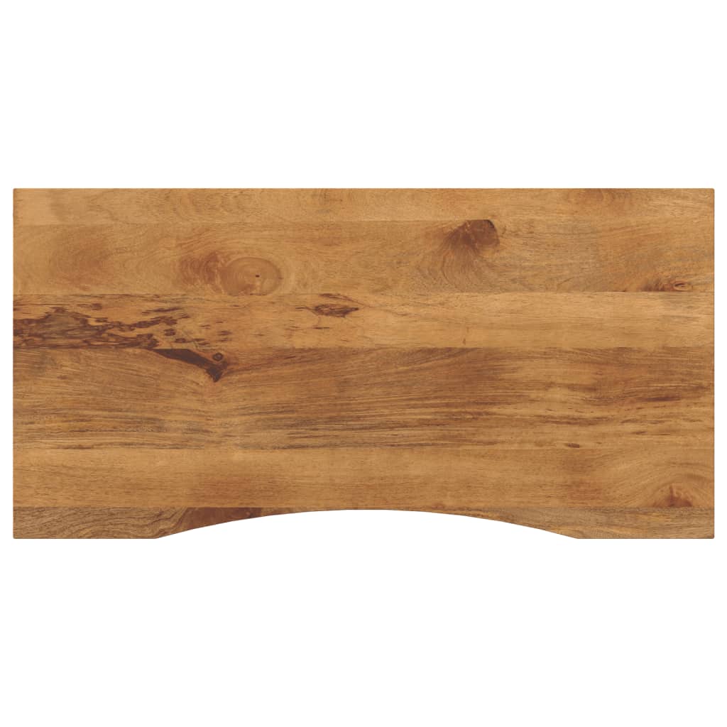 Desk Top Natural wood grain Solid rough mango wood
