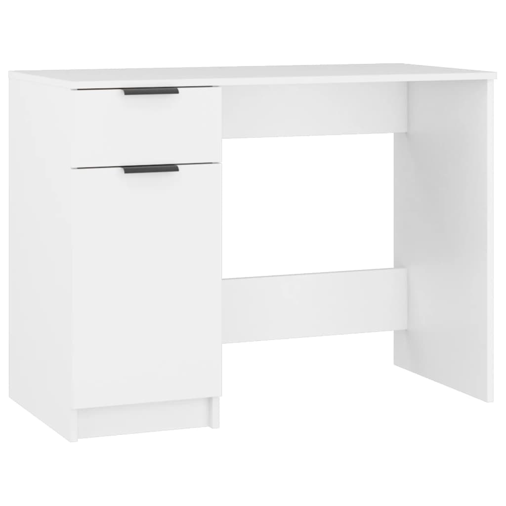 Desk White Engineered wood 39.4 x 19.7 in Desk Rectangular
