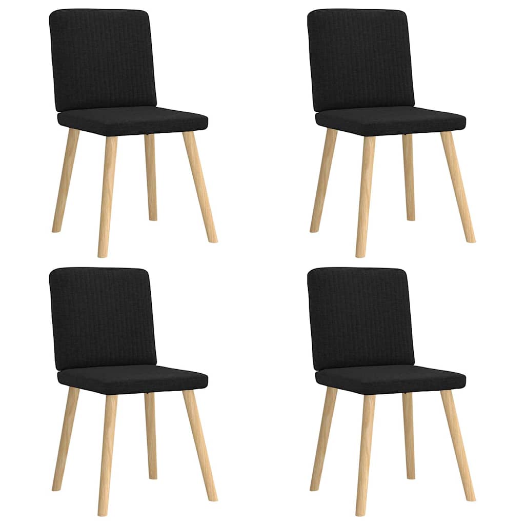 Dining Chair Set of 4 Black