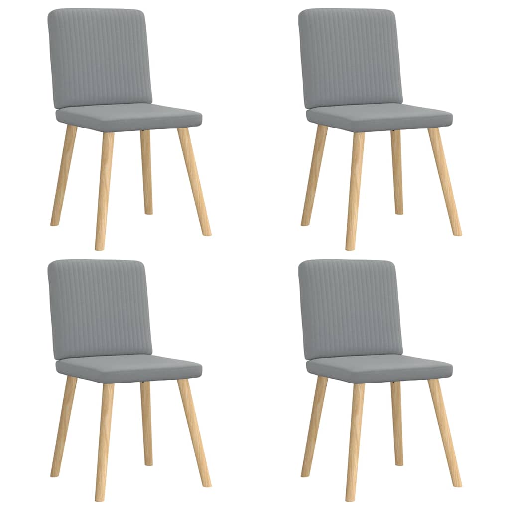 Dining Chair Set of 4 Light gray