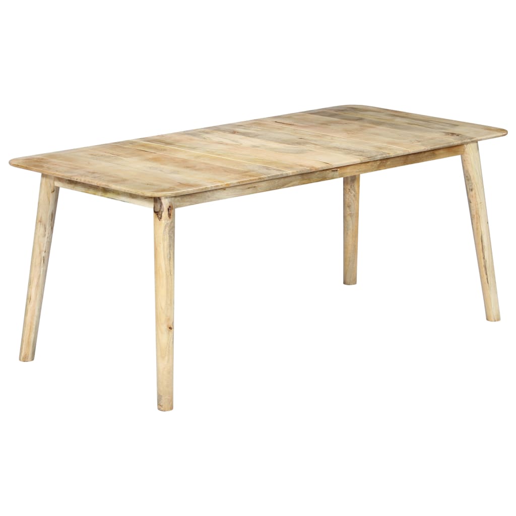 Dining Room Natural Solid mango wood 70.9x35.4 in