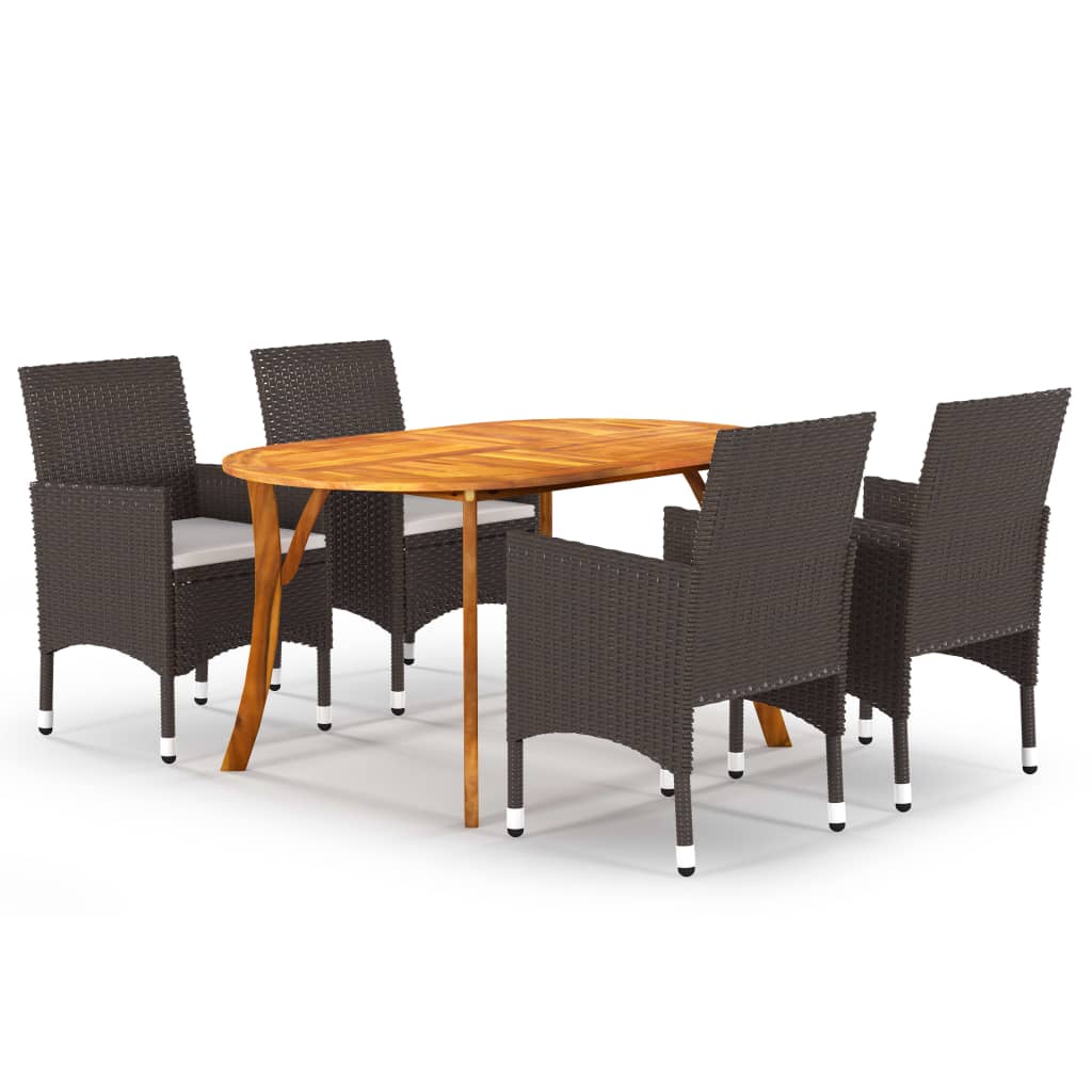 Dining Set Brown
