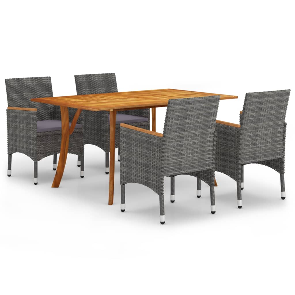 Dining Set Grey, Dark Grey