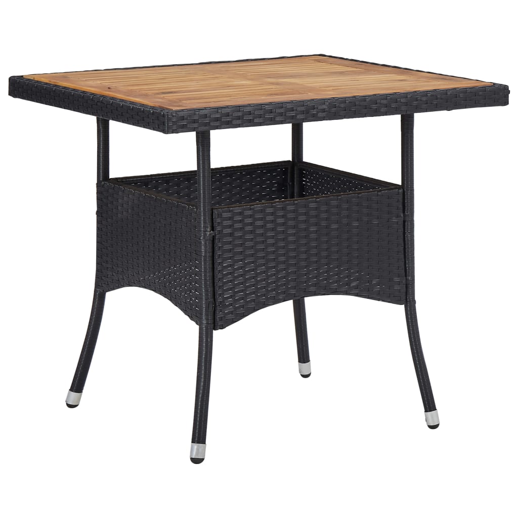 Dining Table Black and Brown