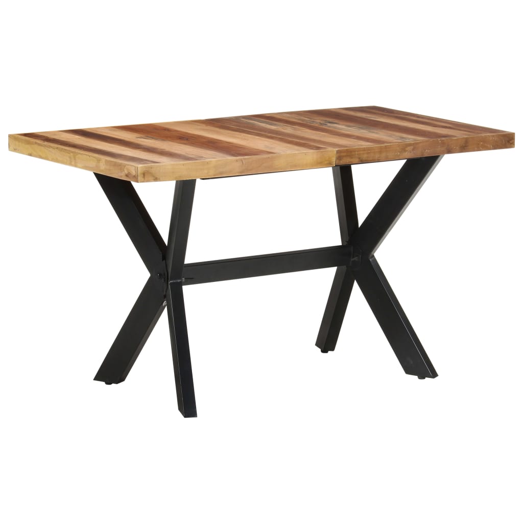 Dining Table Honey Solid Acacia wood 55.1 x 27.6 x 29.5 in