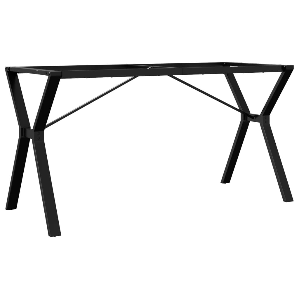 Dining Table Leg Black Powder-coated steel Medium
