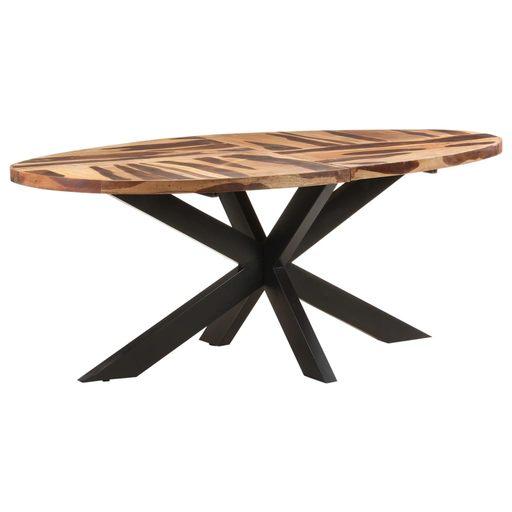 Dining Table Natural Acacia Wood Solid Acacia Wood Large