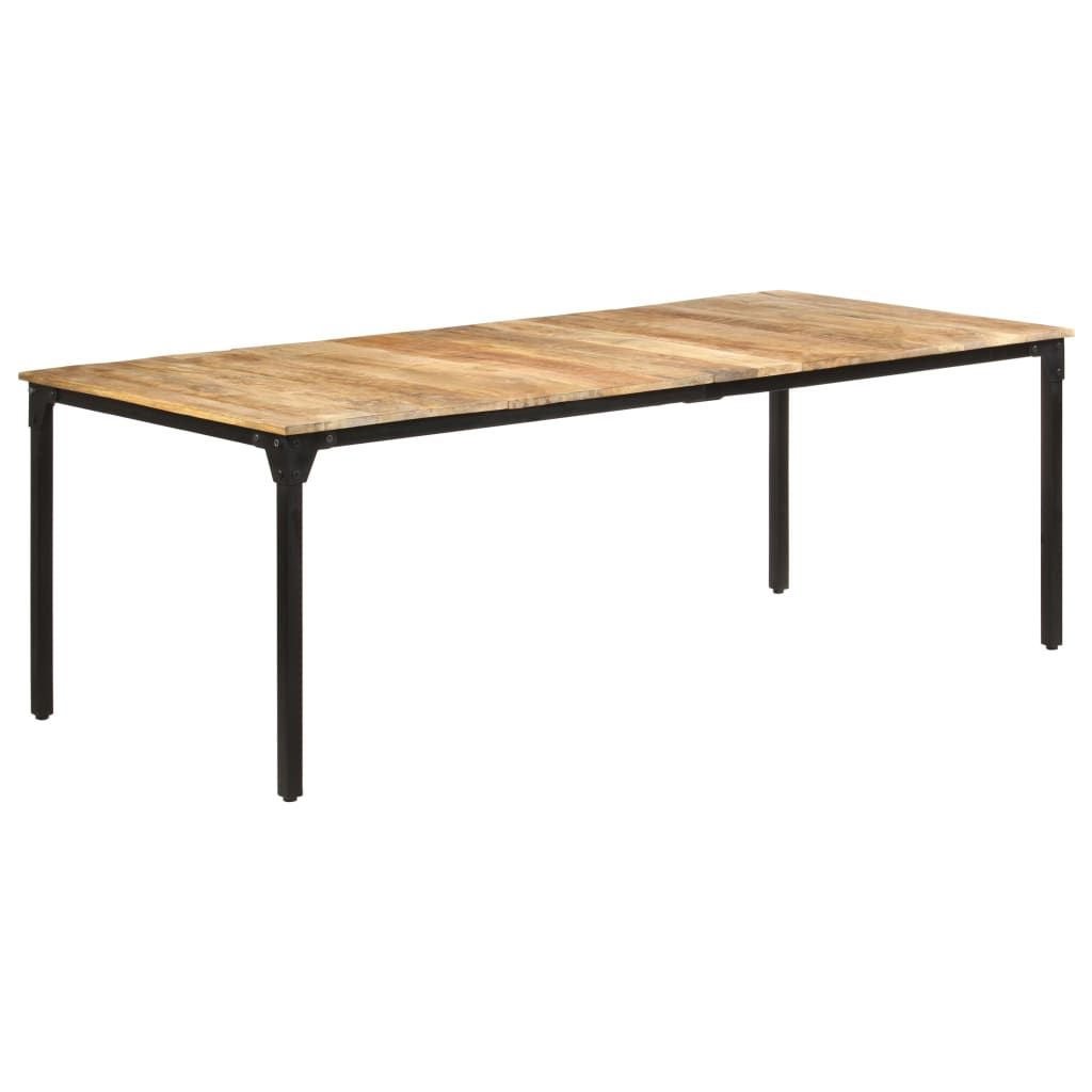 Dining Table Natural mango wood Rough mango wood Large Durable