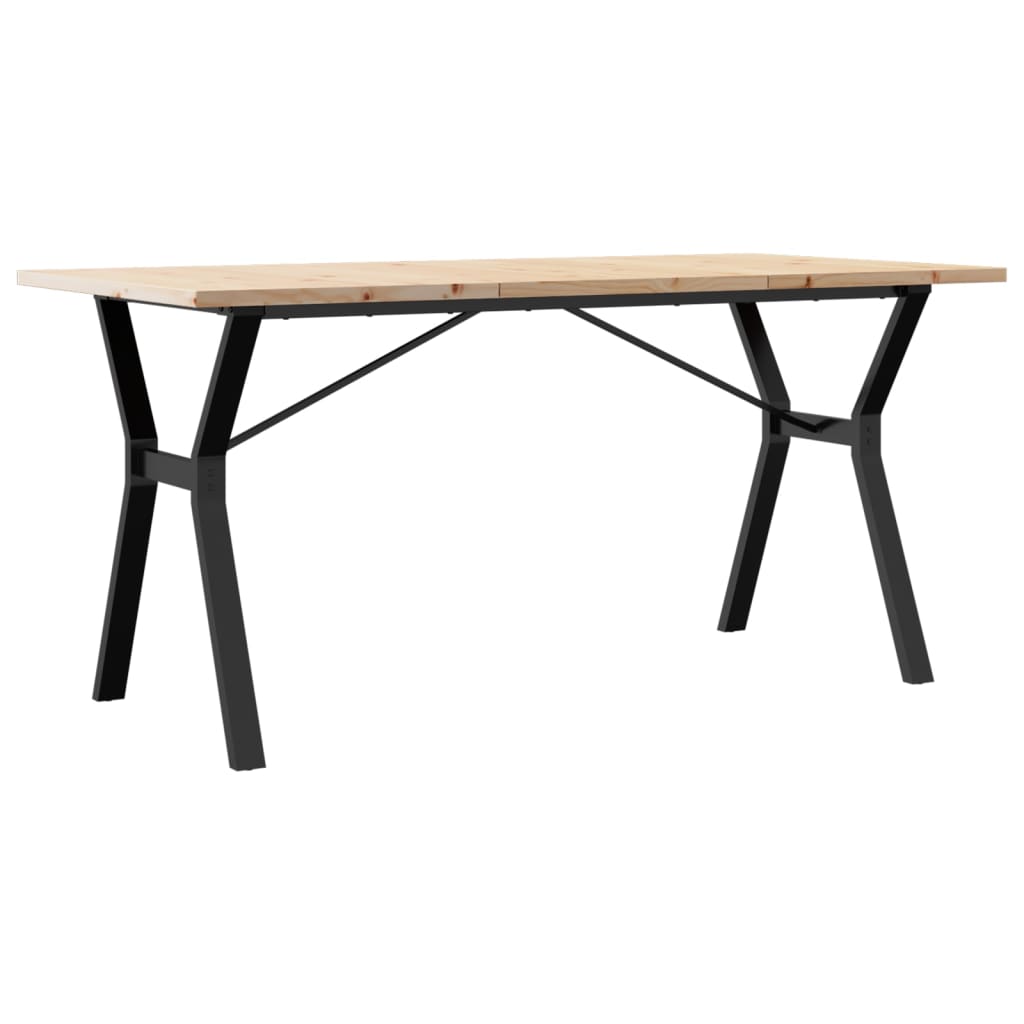 Dining Table Natural Pine Solid Pine Wood Medium Durable