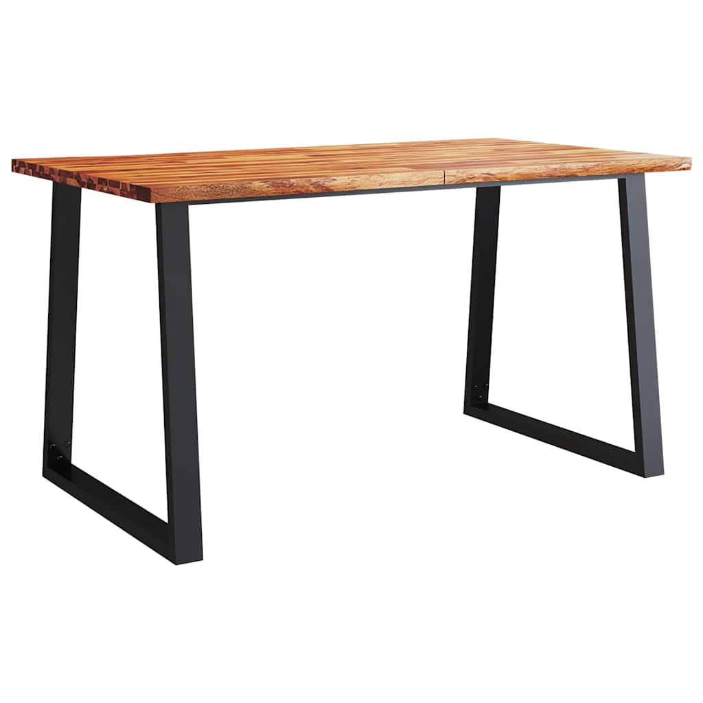 Dining Table Natural wood and black