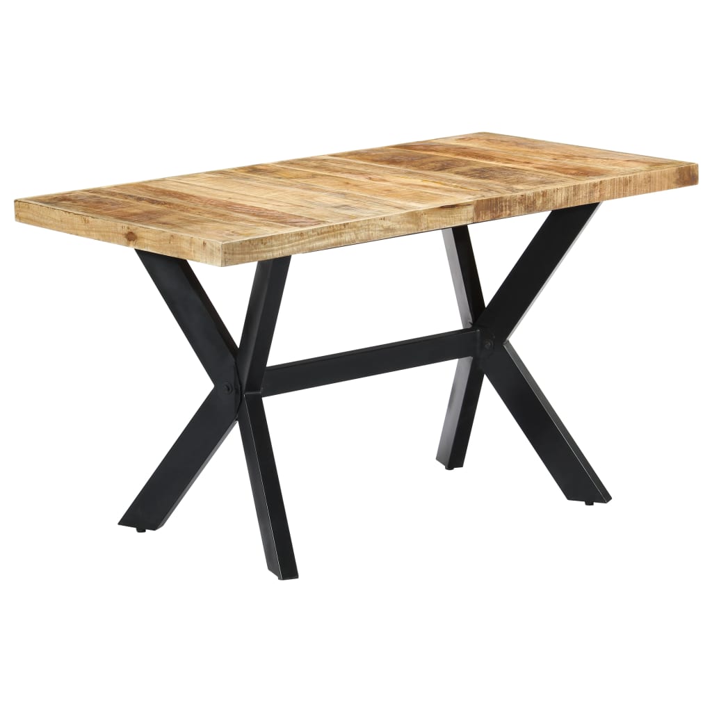 Dining Table Natural wood, Black