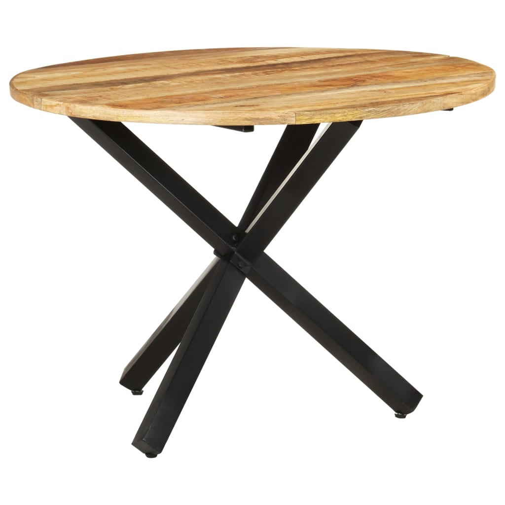 Dining Table Natural wood Rough Mango Wood Medium Durable