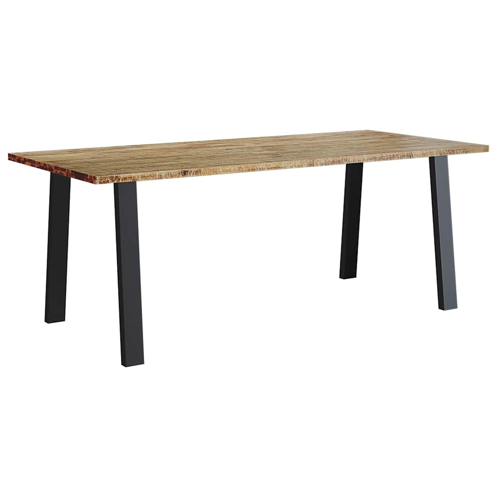 Dining Table Natural wood Solid acacia wood Large Durable
