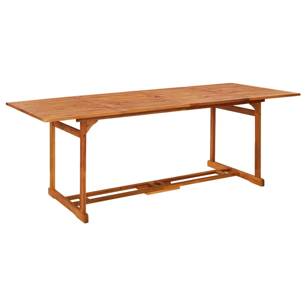 Dining Table Natural Wood Solid acacia wood with an oil finish