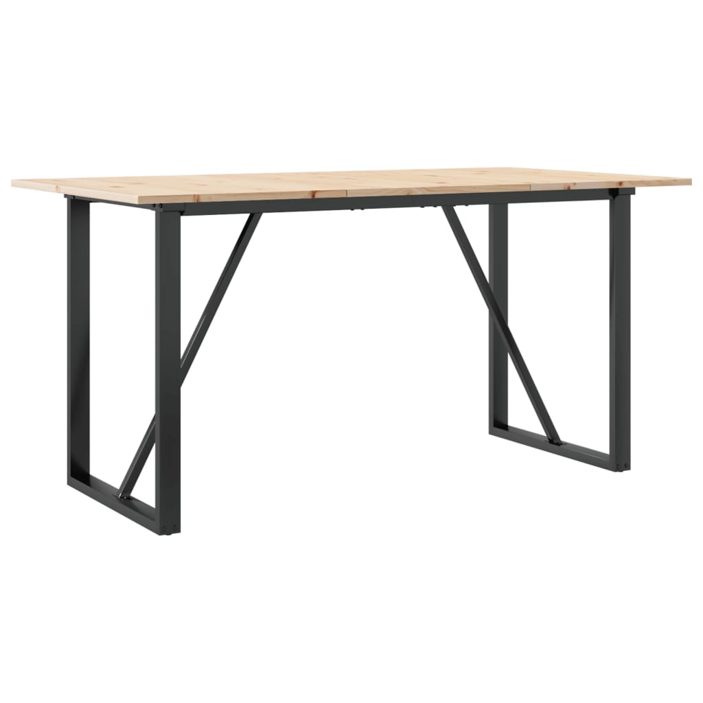Dining Table Natural wood Solid pine wood Large Dining Table