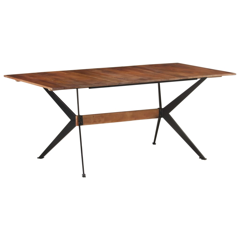 Dining Table Natural wood with black