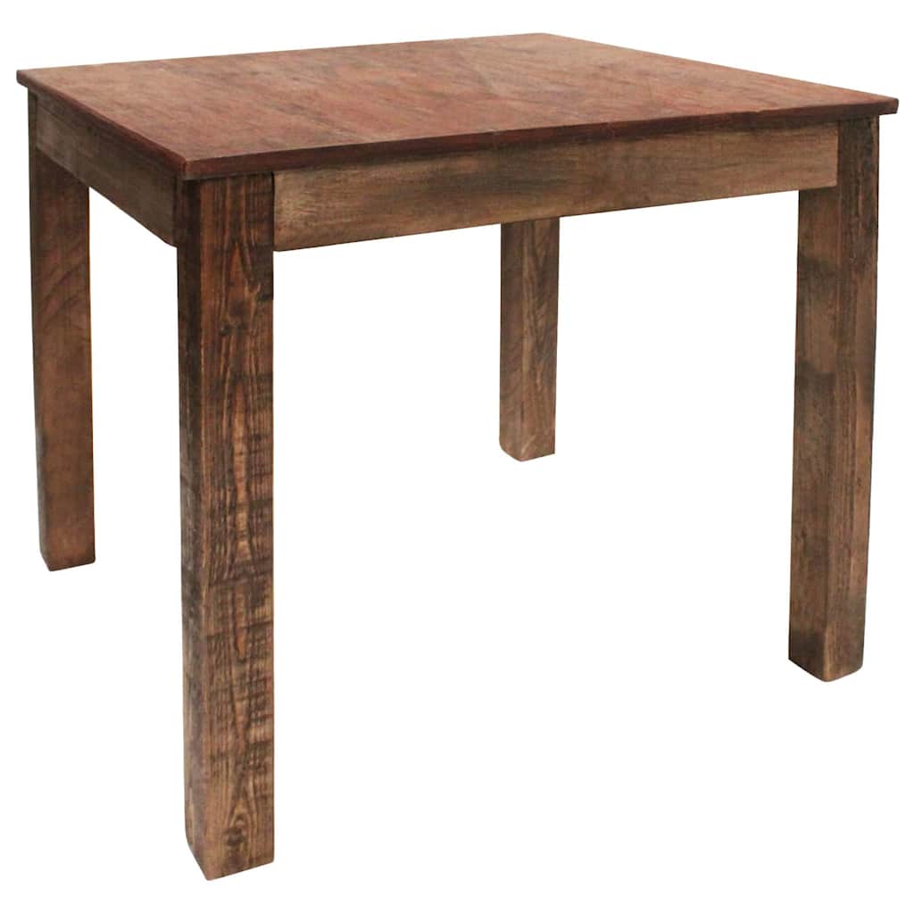 Dining Table Various shades of brown Mixed recycled wood Medium