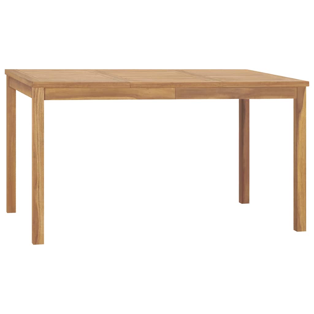 Dining Table Warm brown Solid teak wood 55.1x31.5x30.3 in Tough