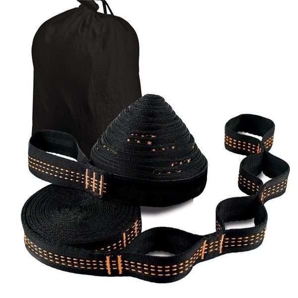 Durable hammock hanging straps for camping, travel, and portable tree suspension