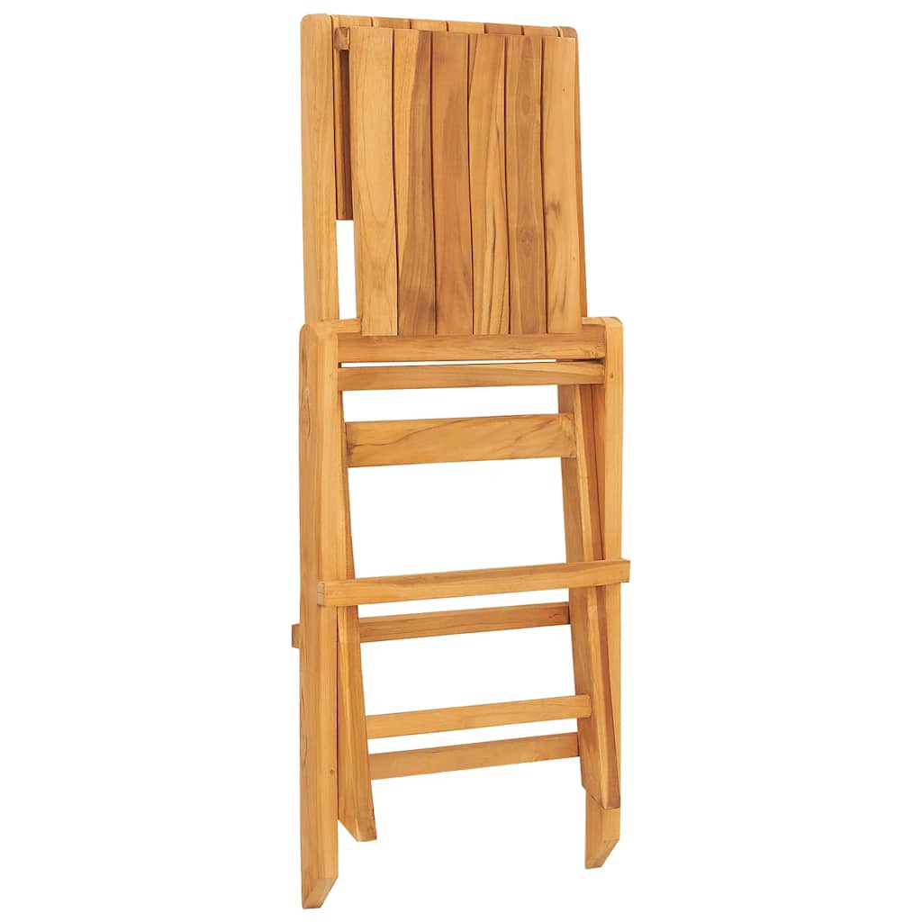 Folding Garden Chair Set of 8 Teak Solid teak wood Standard