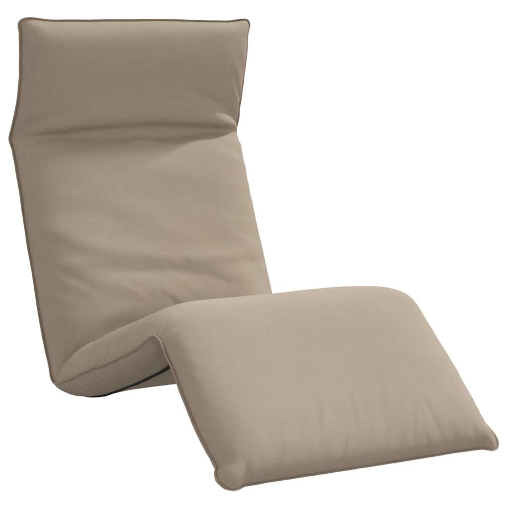 Folding Sun lounger Taupe 68.9x21.3x3.3