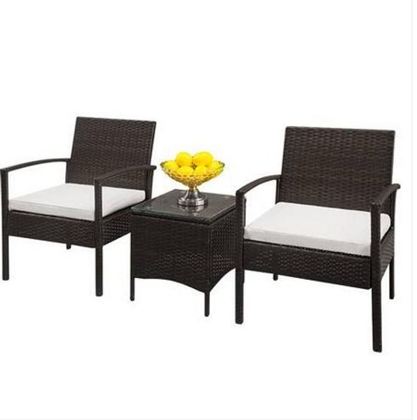 Free shipping on wholesale hot sales: 3 arm chairs and 1 coffee table rattan sofa set in brown gradient