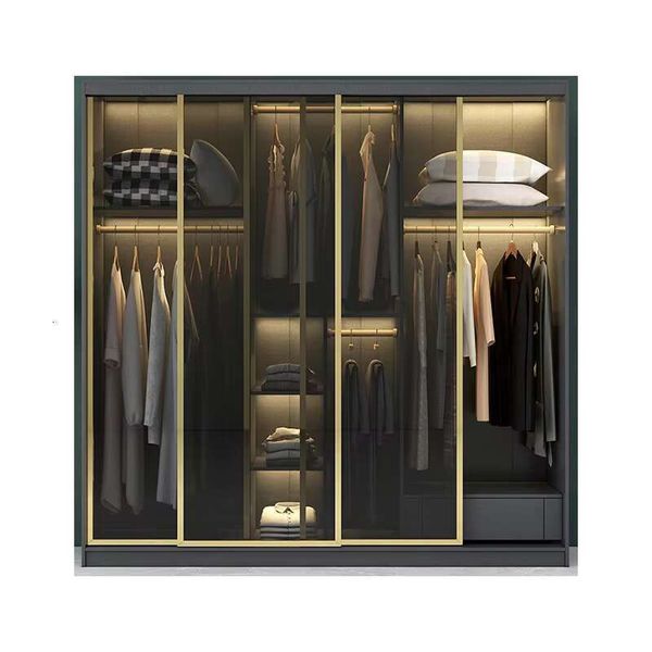 Frosted glass bedroom wardrobe cabinet - custom order, please contact customer service before purchasing