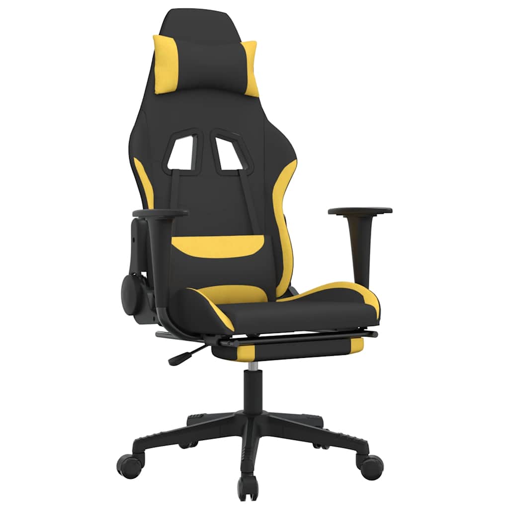 Gaming Chair Black and Yellow