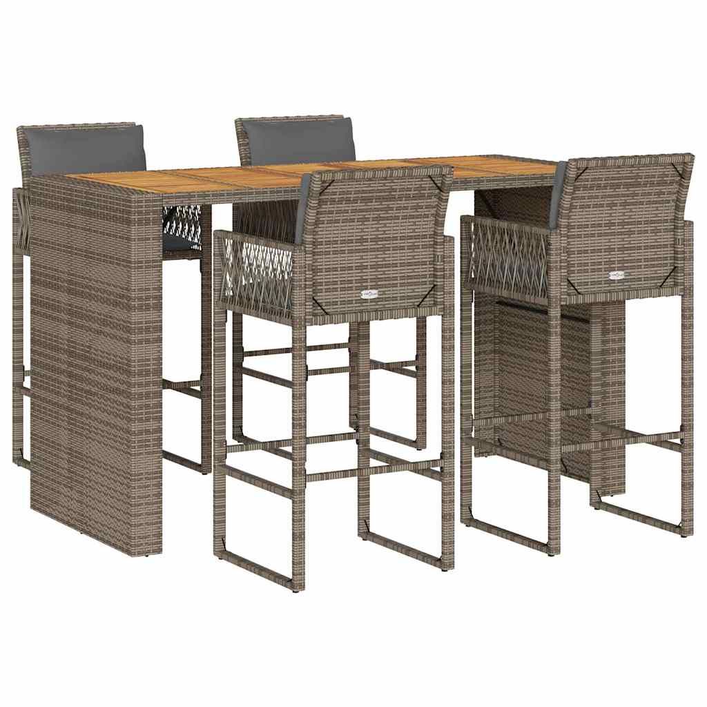 Garden Bar Set Grey