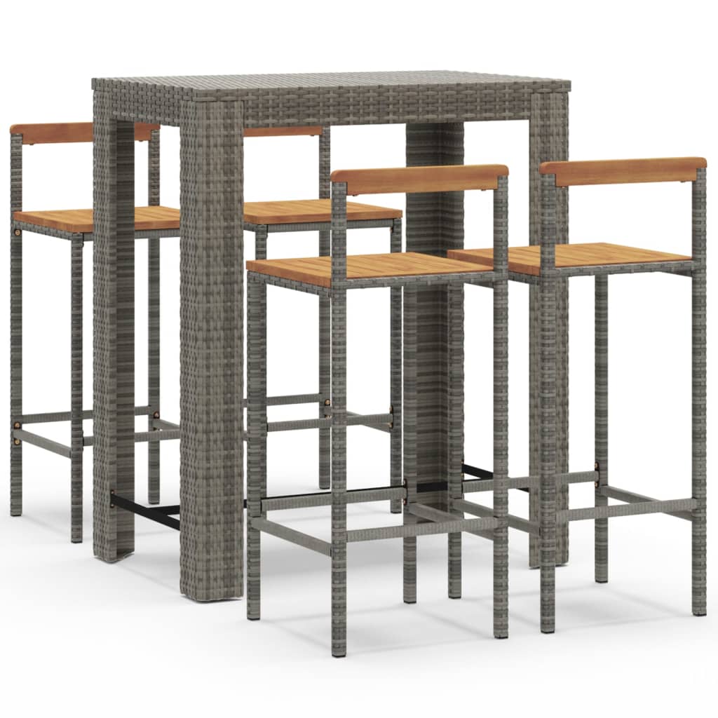 Garden Bar Set Grey