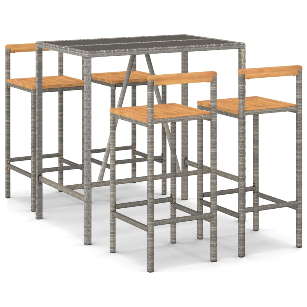 Garden Bar Set Grey