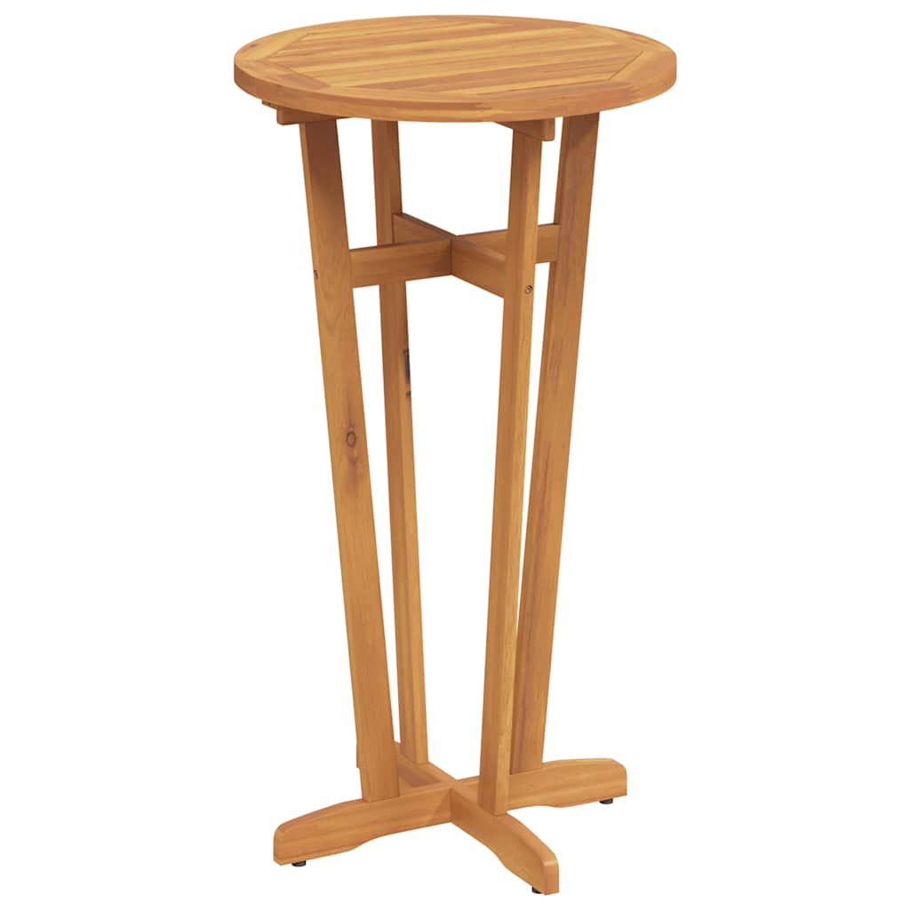 Garden Bar Table Natural Brown Solid Acacia wood Standard Durable