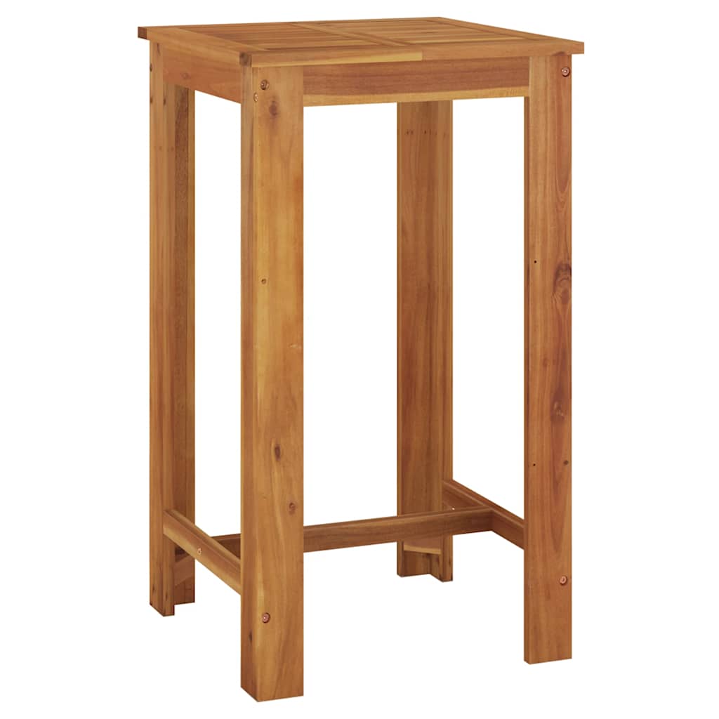 Garden Bar Table Natural Wood Solid acacia wood Medium Durable