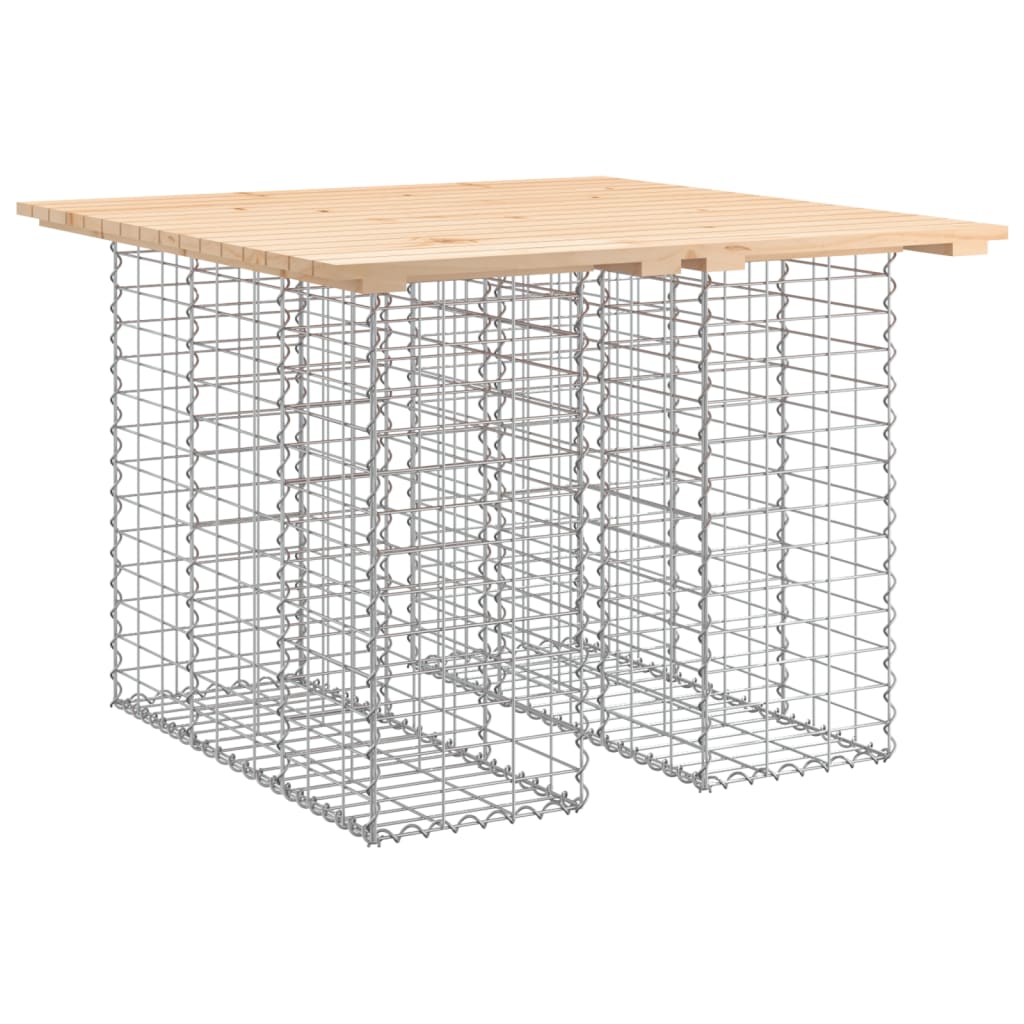 Garden Bench Natural wood, Galvanized steel