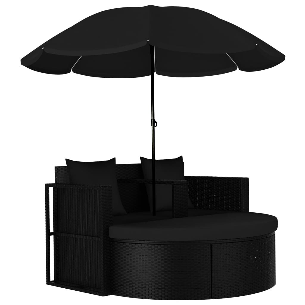 Garden Chair Black, Cream White