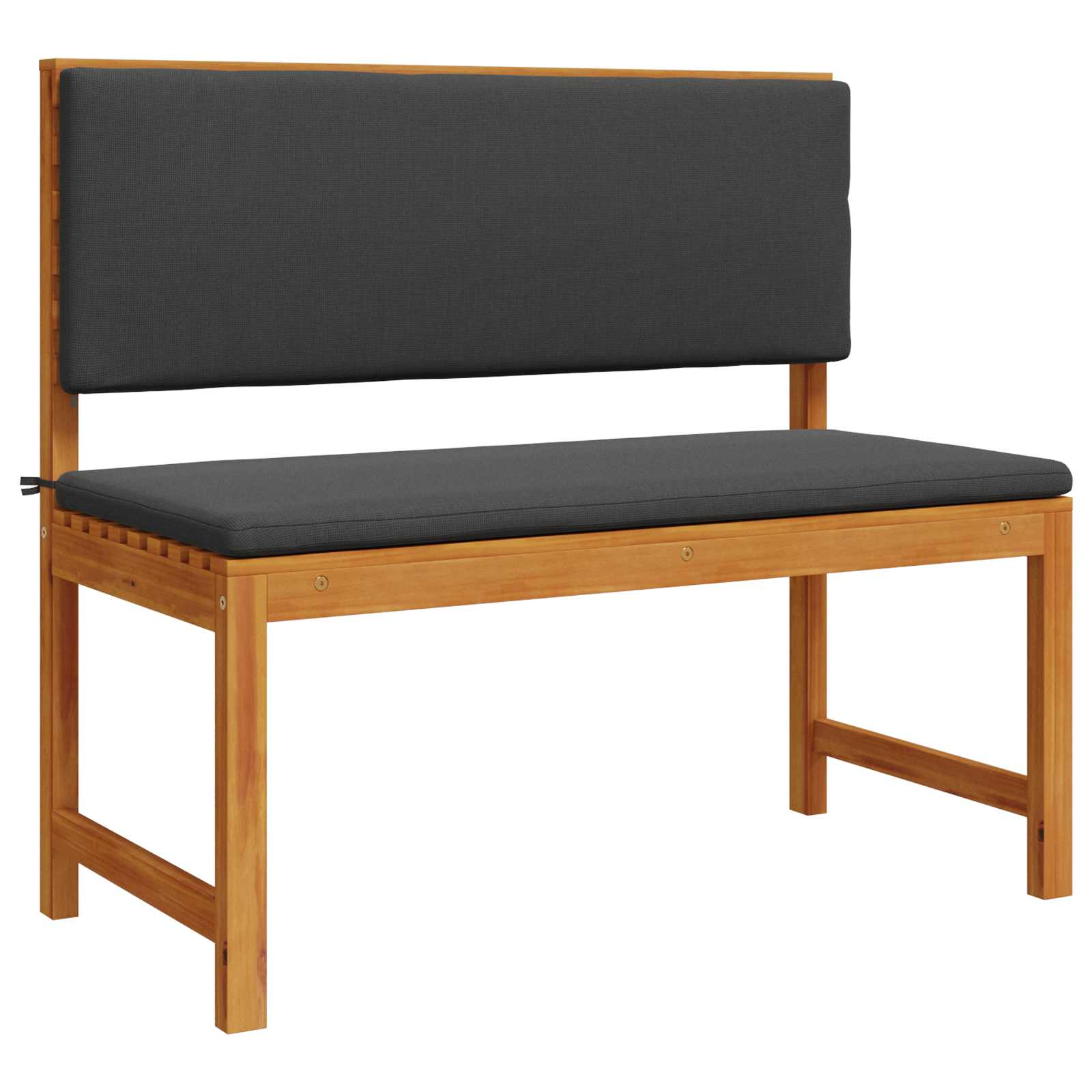 Garden Chair Brown 39.37 x 19.69 x 35.83 in Solid Acacia wood