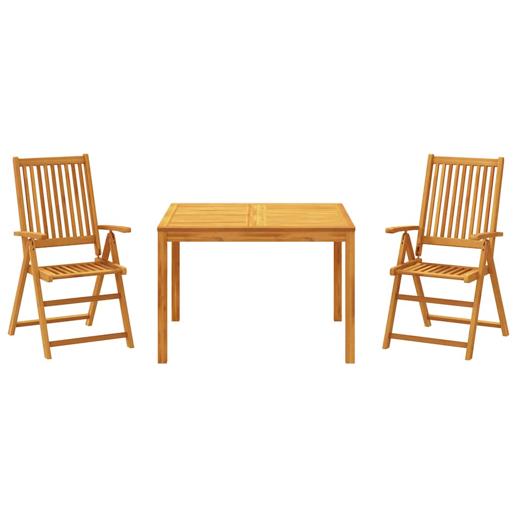 Garden Dining Set Acacia wood Solid Acacia wood with an oil finish