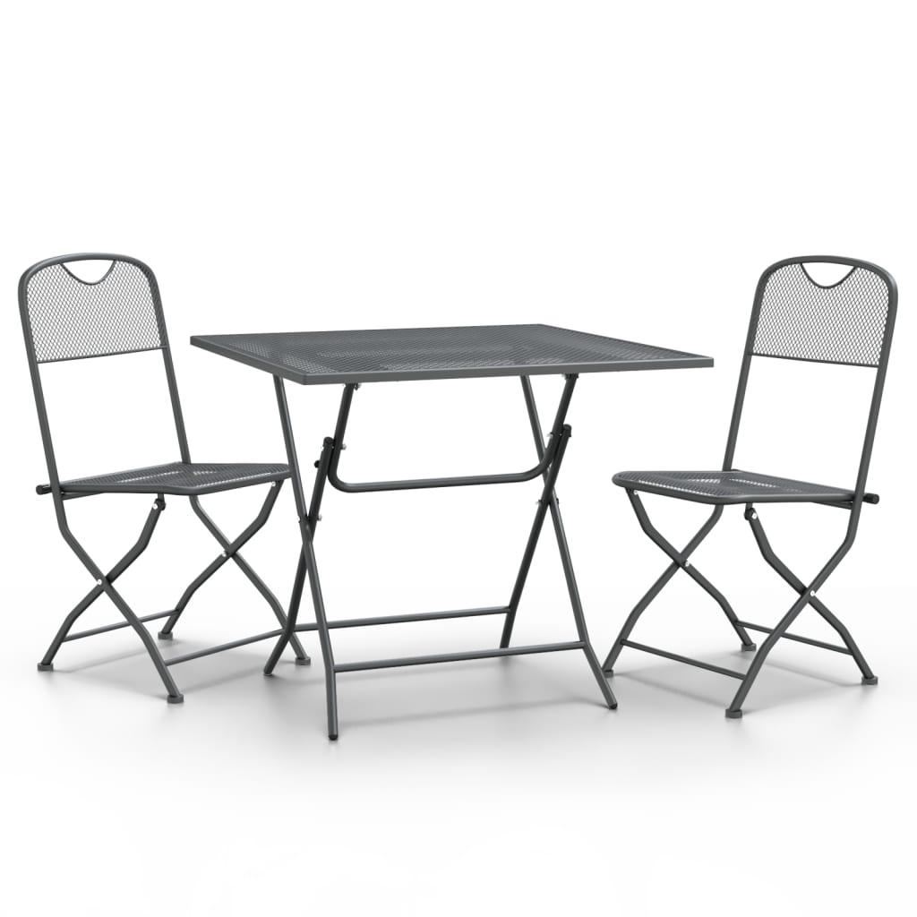 Garden Dining Set Anthracite