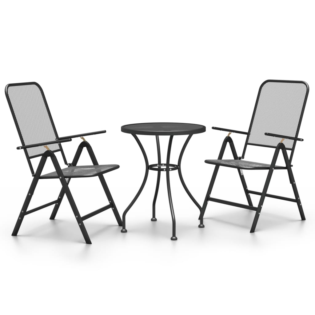 Garden Dining Set Anthracite