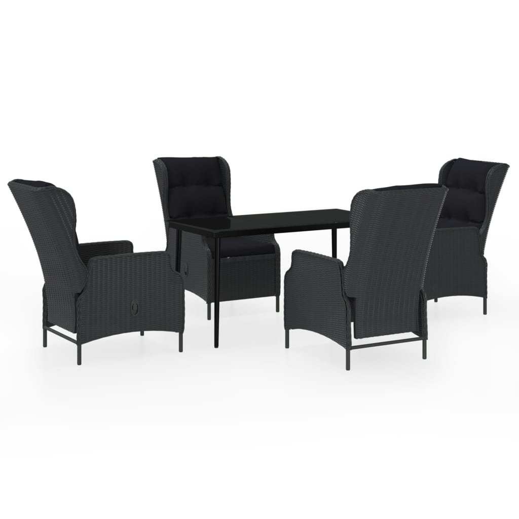 Garden Dining Set Dark grey