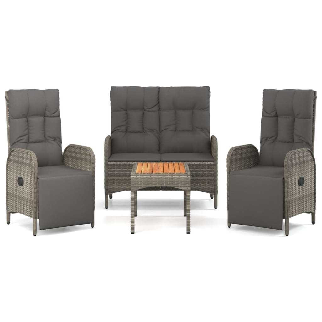 Garden Dining Set Gray
