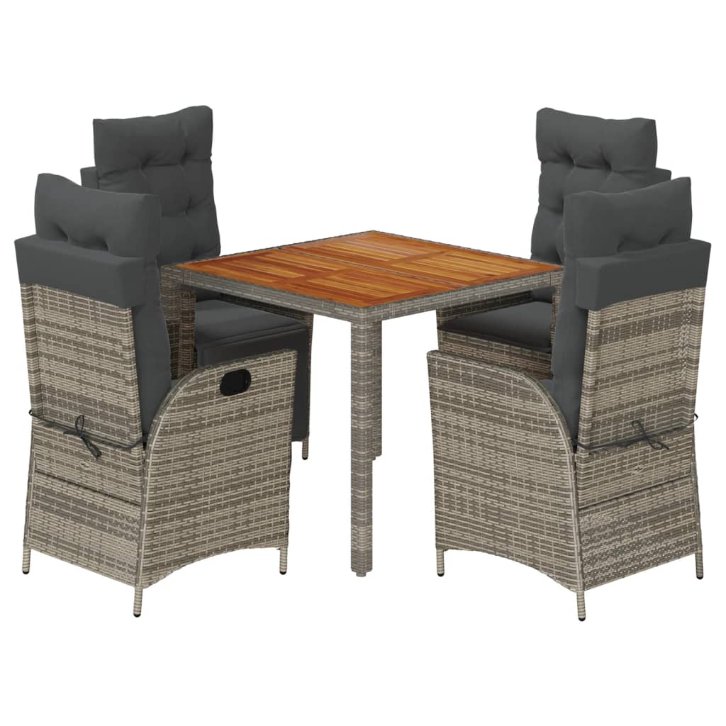 Garden Dining Set Grey