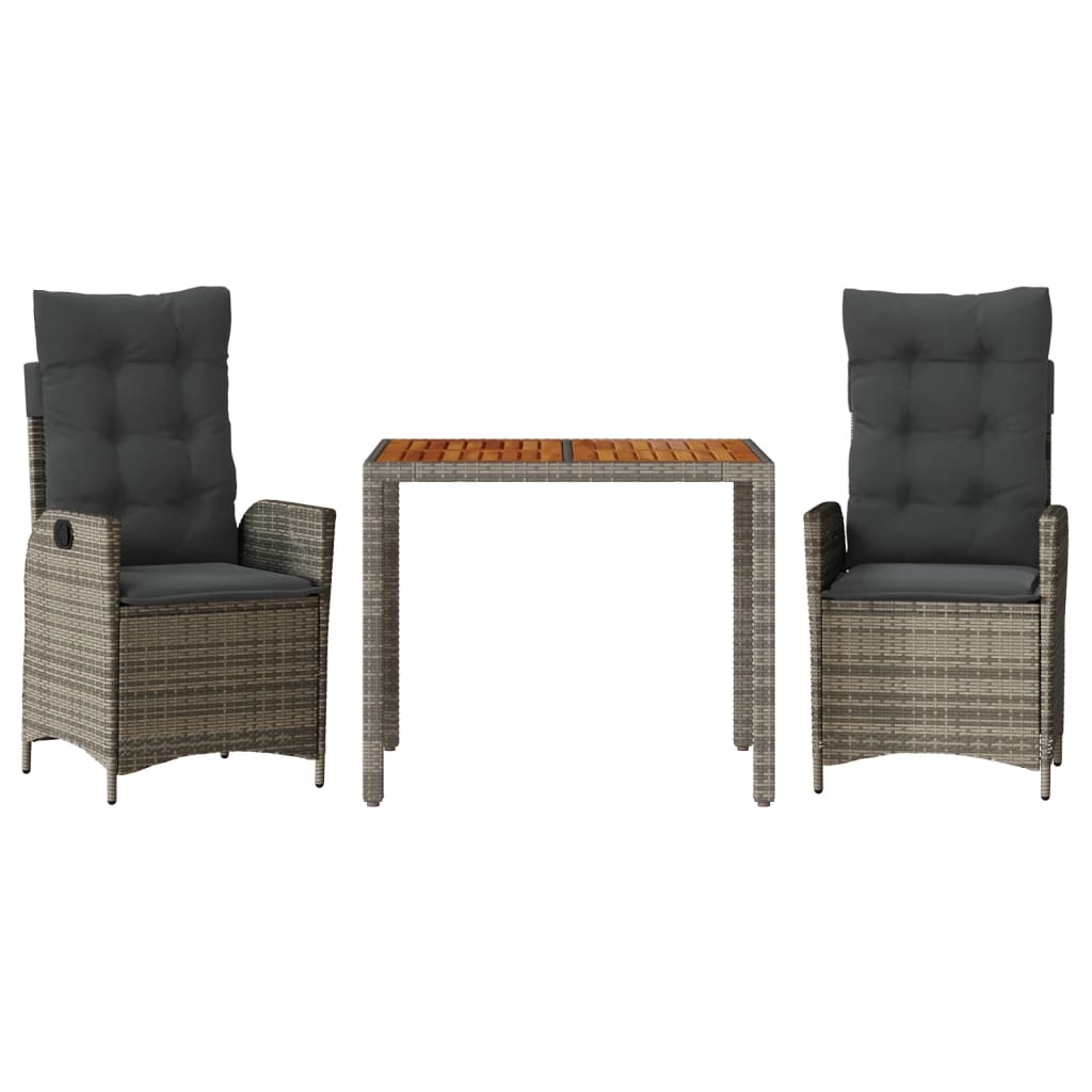 Garden Dining Set Grey