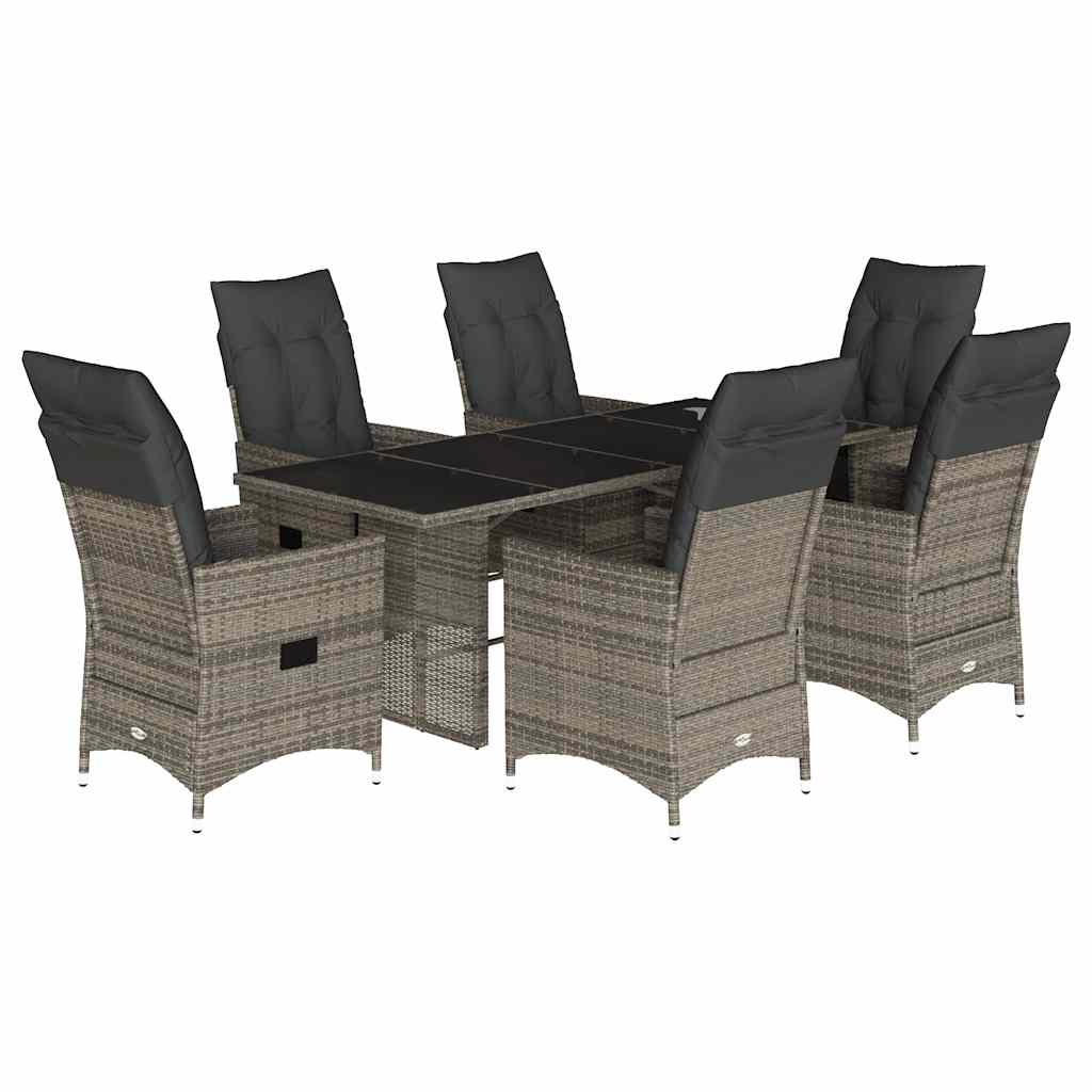 Garden Dining Set Grey