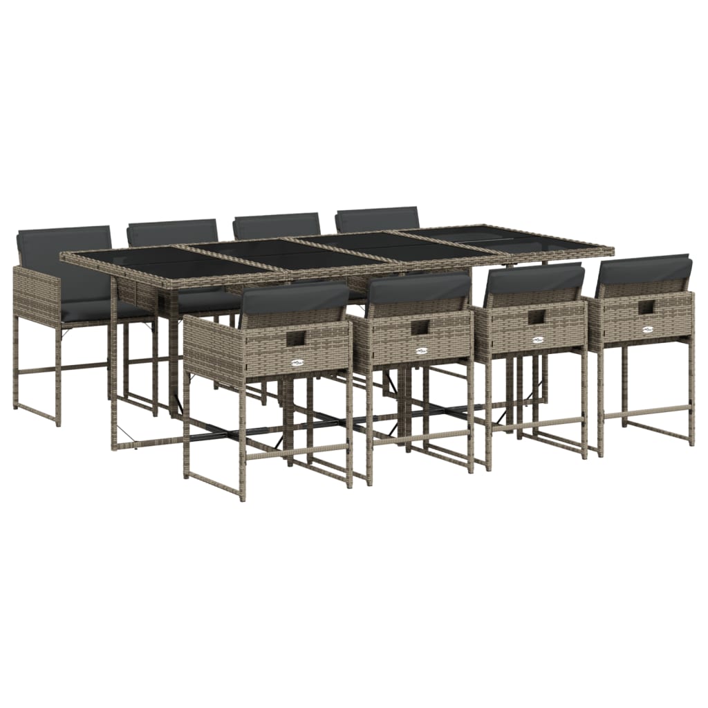 Garden Dining Set Grey